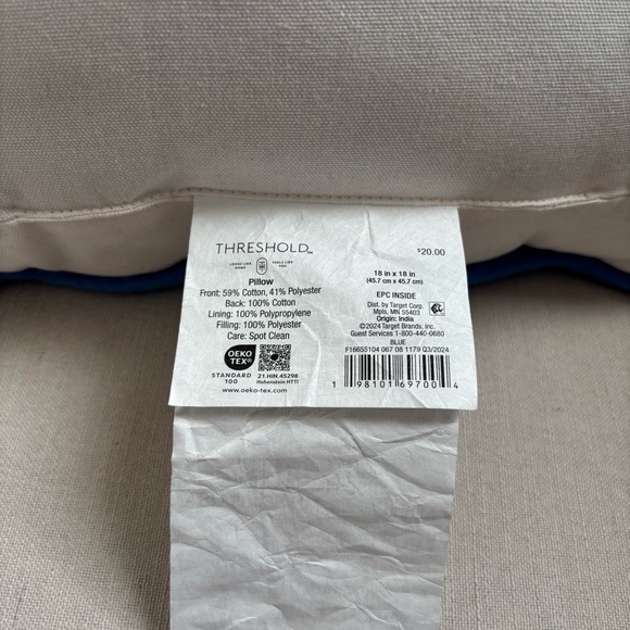 Target Threshold Snowflake Pillow - Picture 3 of 4